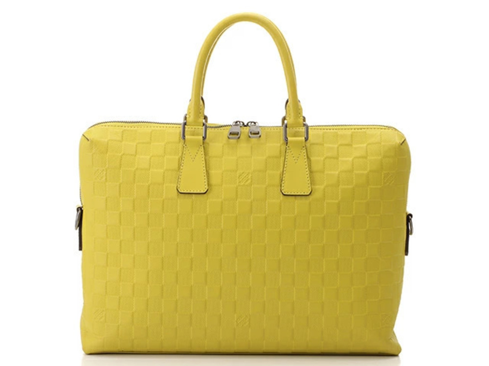 LOUIS VUITTON Port Jour Damier Infini Vert Acaid